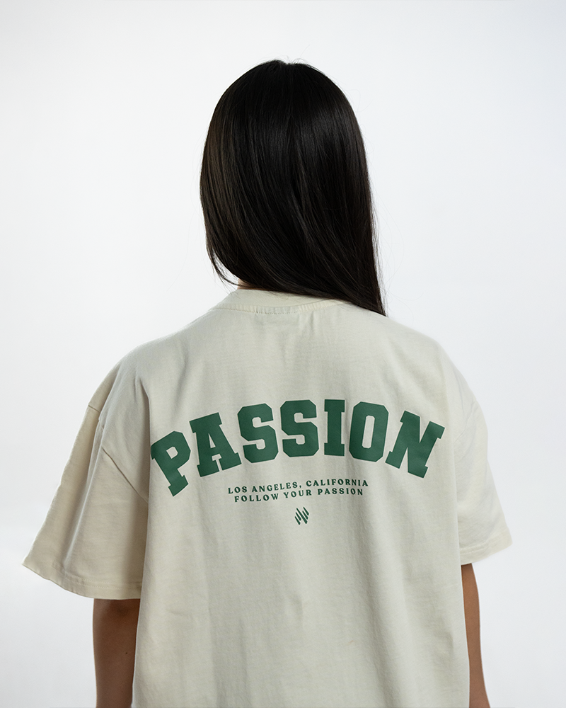 OVERSIZED T-SHIRT PASSION CREME