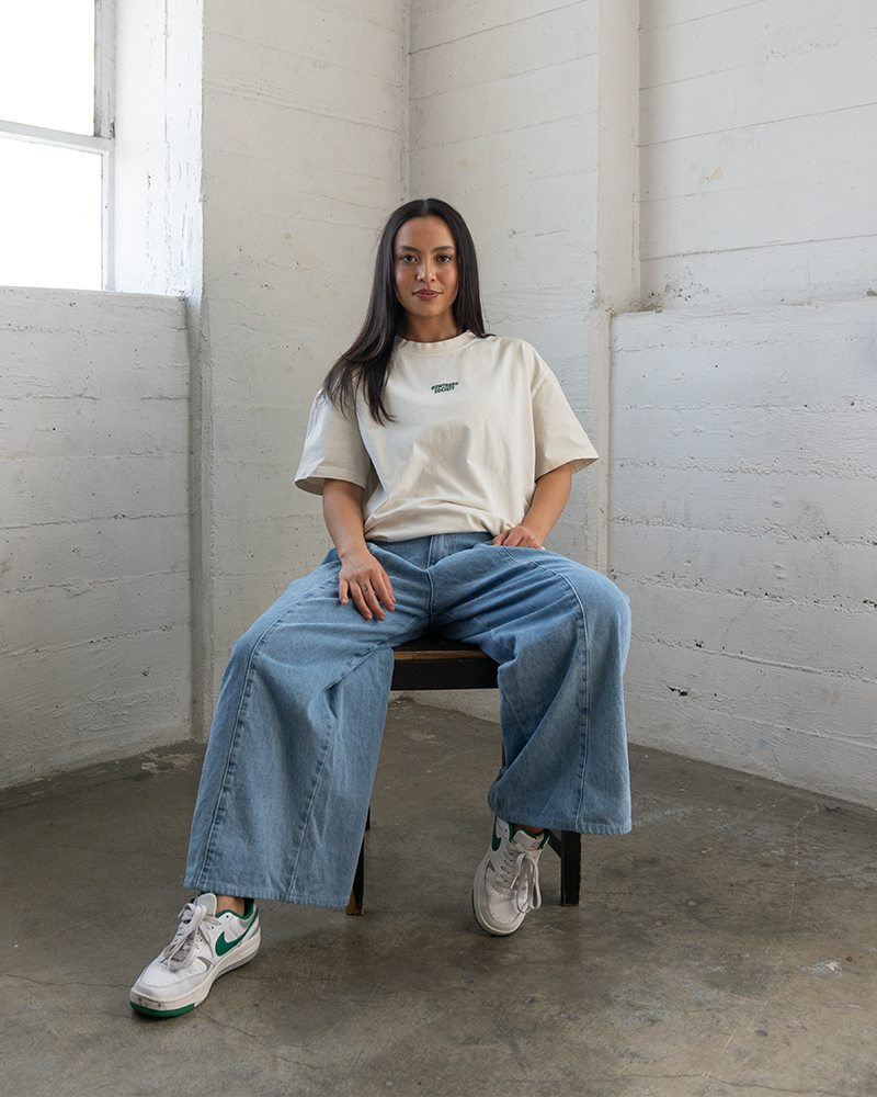 OVERSIZED T-SHIRT PASSION CREME