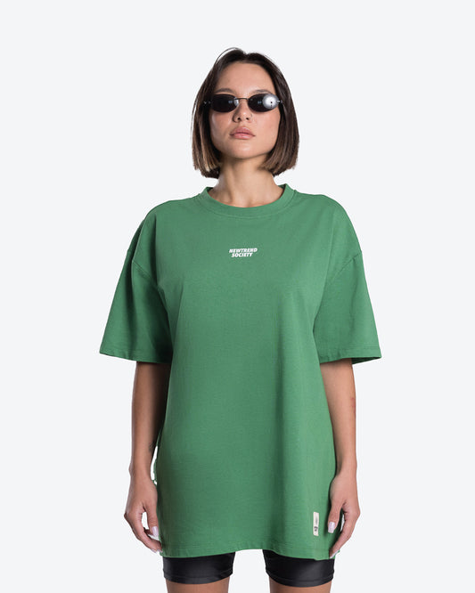 OVERSIZED T-SHIRT THE WORLD GREEN