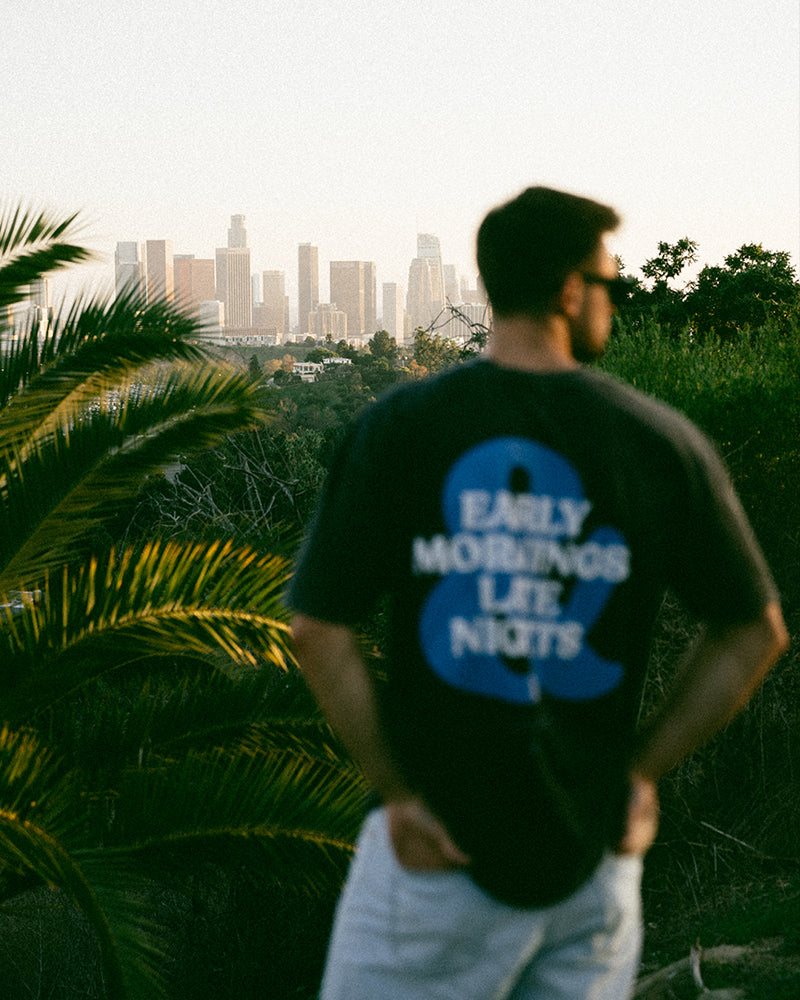 OVERSIZED T-SHIRT EARLY MORNINGS ACID WASHED