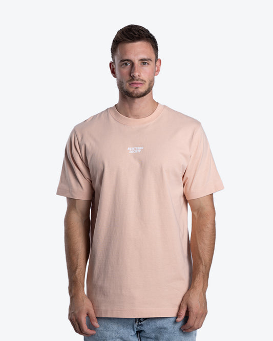 OVERSIZED T-SHIRT EARLY MORNINGS PEACH