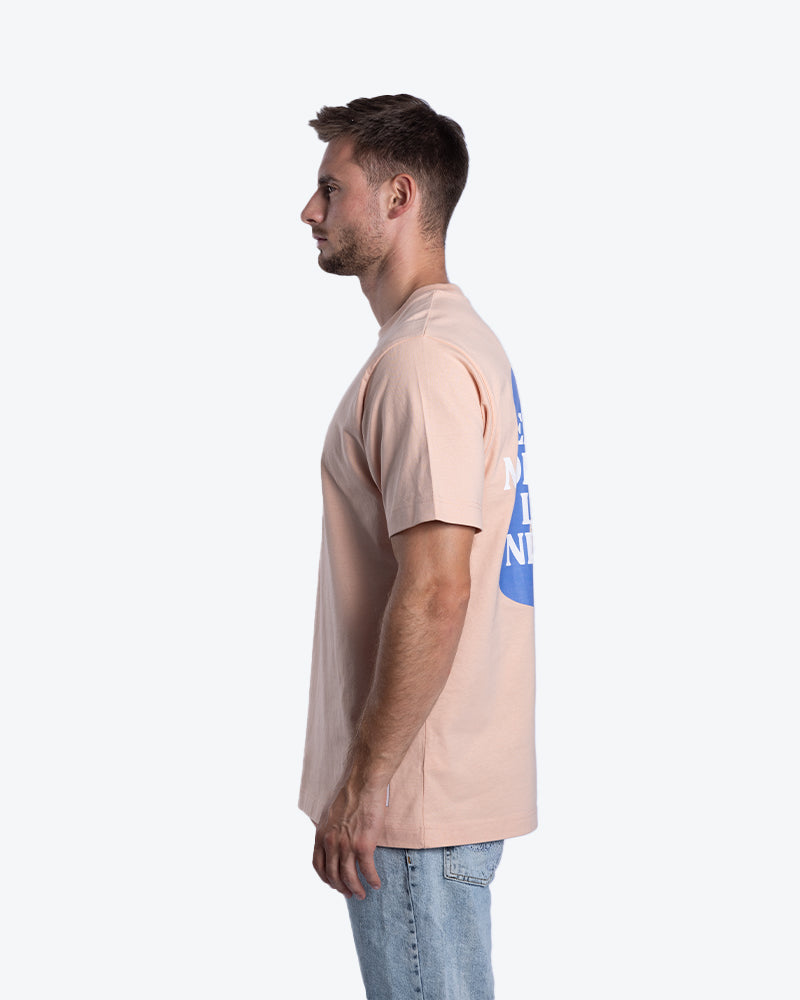 OVERSIZED T-SHIRT EARLY MORNINGS PEACH