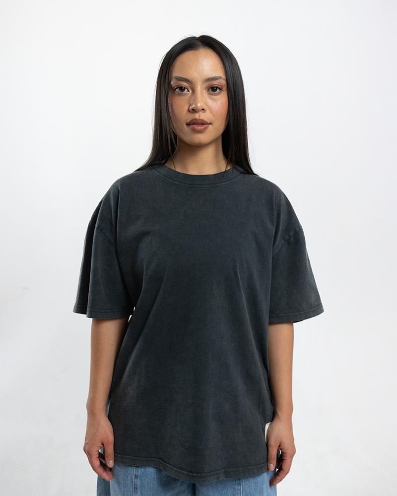 OVERSIZED T-SHIRT DREAM BIGGER ACID WASHED