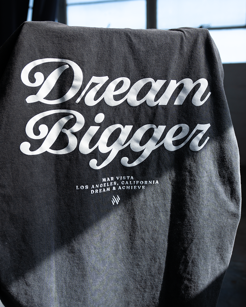 OVERSIZED T-SHIRT DREAM BIGGER ACID WASHED